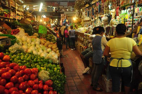 Mercado San Juan de Diós, em Guadalajara, no México